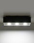 Plafond MONO 3 negro + 3x Bombilla LED GU-10 4000K Fría 7W 630lm