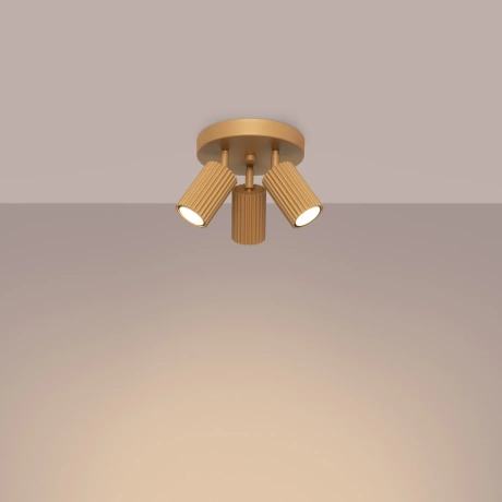 Lámpara de techo KARBON 3P oro