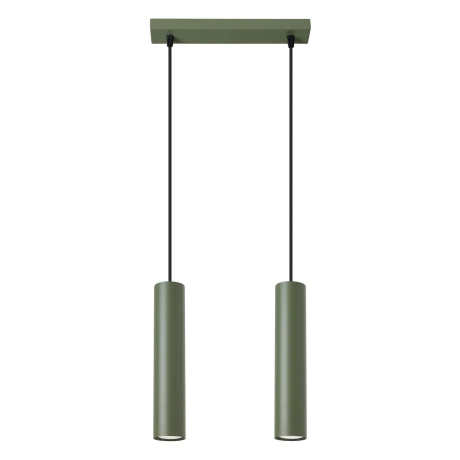 Lámpara colgante LAGOS 2 verde oliva