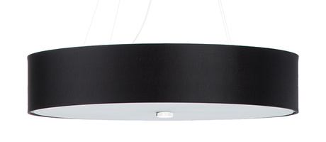 Lámpara SKALA 60 negra + 5 bombillas LED E27 4000K Fría 7,5W 650lm