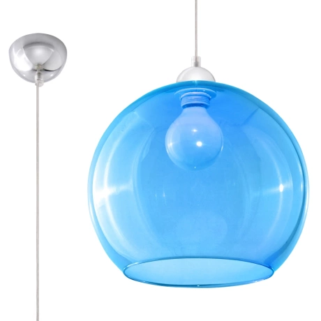 Lámpara colgante BALL azul