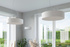 Plafond SKALA 100 blanco + 6x Bombilla LED E27 3000K Cálida 7,5W 620lm
