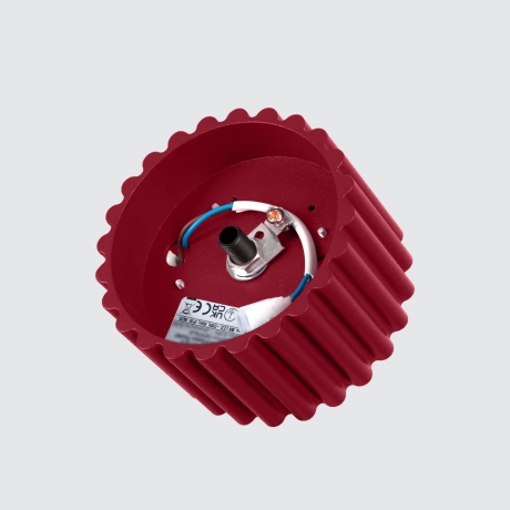 Lámpara de techo AURA 1 burdeos Gx53