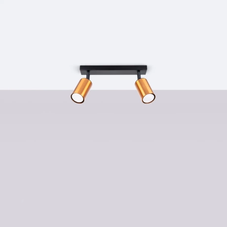 Lámpara de techo WINX 2 negro/cobre