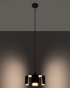 Lámpara colgante TULIP negra + 1x bombilla LED E27 4000K Fría 7,5W 650lm