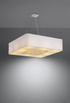 URANO 80 lámpara de araña blanco + 8x bombilla LED E27 3000K Cálido 7.5W 620lm