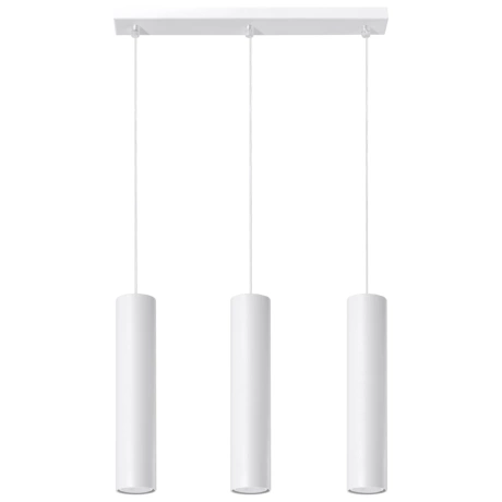 Lámpara colgante LAGOS 3L blanca