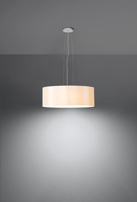 Lámpara de araña ROLLO 45 blanca + 3 bombillas LED E27 3000K Cálida 7,5W 620lm