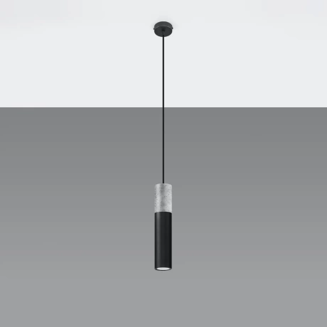 Lámpara colgante BORGIO 1 negro