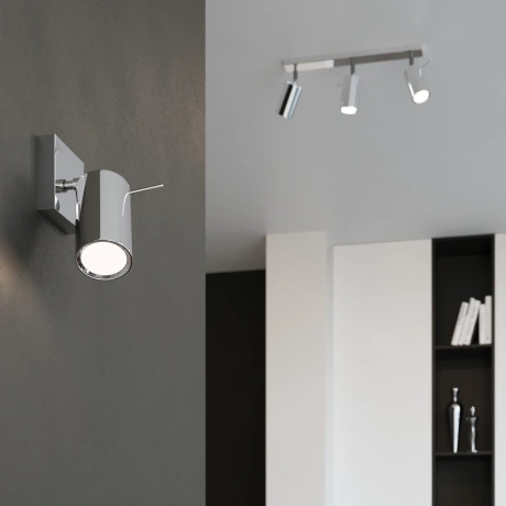 Lámpara de techo RING 4 cromo