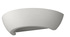 OSKAR aplique de cerámica blanco + 1x bombilla LED E27 4000K Fría 7,5W 650lm