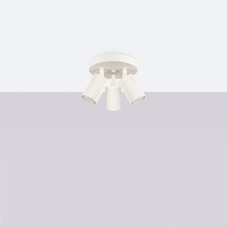 Lámpara de techo KARBON 3P beige