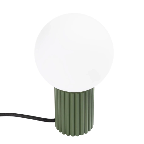 Lámpara de mesa HALO verde oliva
