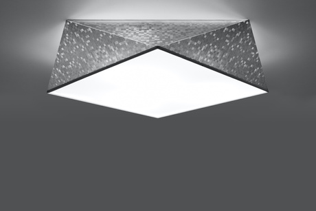 Plafond HEXA 45 CEKIN + 3x Bombilla LED E27 4000K Fría 7,5W 650lm
