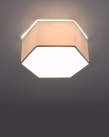 Plafond SUNDE 13 blanco +2x Bombilla LED E27 3000K Cálida 7,5W 620lm