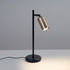 Lámpara de escritorio WINX negro/oro + 1x bombilla LED GU-10 3000K Cálida 7W 510lm