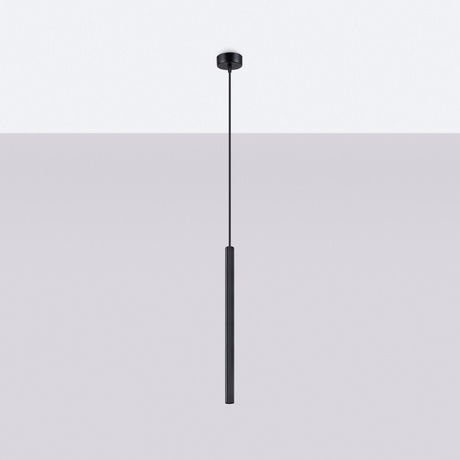 ARCHE Lámpara colgante 1 negro + 1x bombilla LED G9 4000K Frío 4,5W 460lm