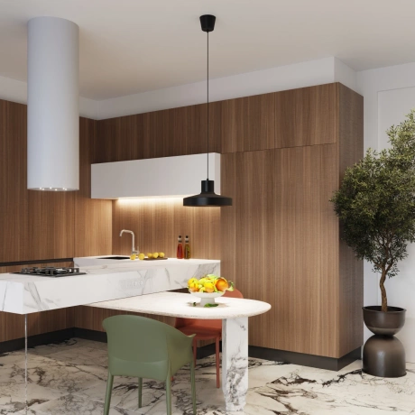 Lámpara colgante BILO negra