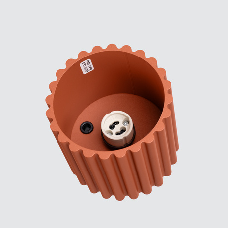 Plafón AURA 1 rojo ocre GU10