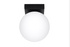 Plafond YOLI 1 negro + 1x bombilla LED G9 4000K Fría 4,5W 460lm