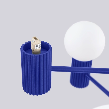 Lámpara HALO 6 azul ultramar