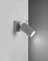 Aplique RING gris + 1x bombilla LED GU-10 4000K Fría 7W 630lm