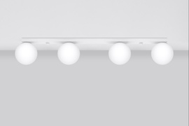 Plafond YOLI 4 blanco + 4x bombilla LED G9 3000K Cálido 4,5W 450lm