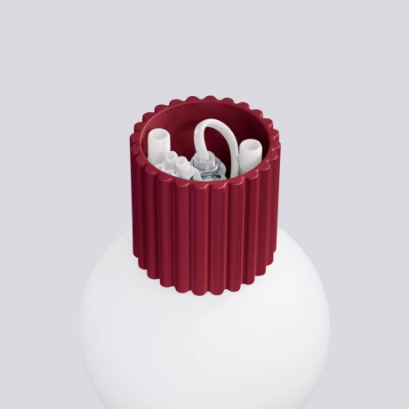 Aplique HALO burdeos IP44