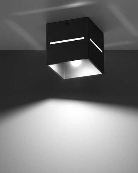 Plafond LOBO negro + 1x bombilla LED G9 3000K Warm 4.5W 510lm