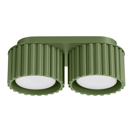 Lámpara de techo AURA 2 verde oliva Gx53