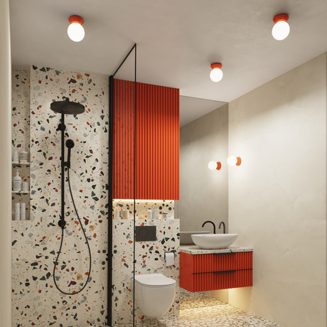 Aplique ZORI melocotón IP44