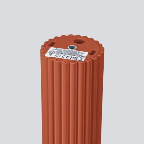 Lámpara de techo KARBON 40 rojo ocre