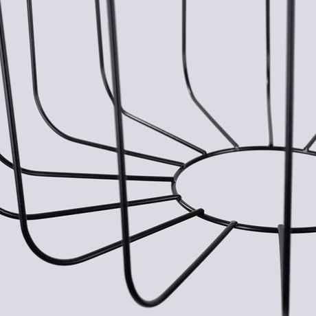 Lámpara colgante SKAAR negra