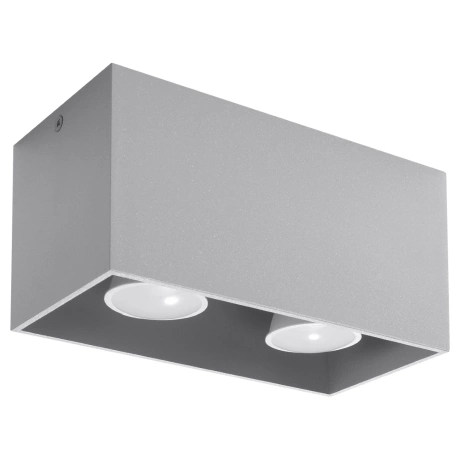 Lámpara de techo QUAD gris