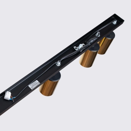 Lámpara de techo WINX 6L negro/oro