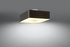 Plafond LOKKO 45 negro + 5x bombilla LED E27 3000K Cálida 7,5W 620lm