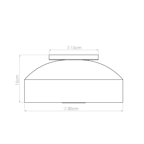 Lámpara de techo OMIQ blanca
