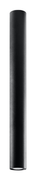 Plafond LAGOS 60 negro + 1x bombilla LED GU-10 3000K Cálida 7W 620lm