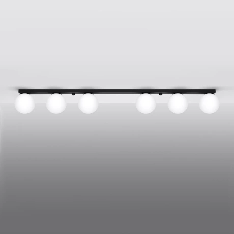 Lámpara de techo YOLI 6 negra