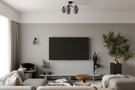 Aplique FILLAN 1 negro + 1x bombilla LED E27 4000K Fría 7,5W 690lm