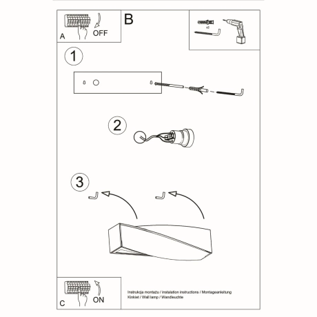 Aplique de cerámica SIGMA MINI