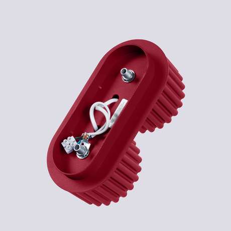 Lámpara de techo AURA 2 burdeos Gx53