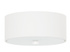 Plafond SKALA 30 blanco + 3x Bombilla LED E27 3000K Cálida 7,5W 620lm