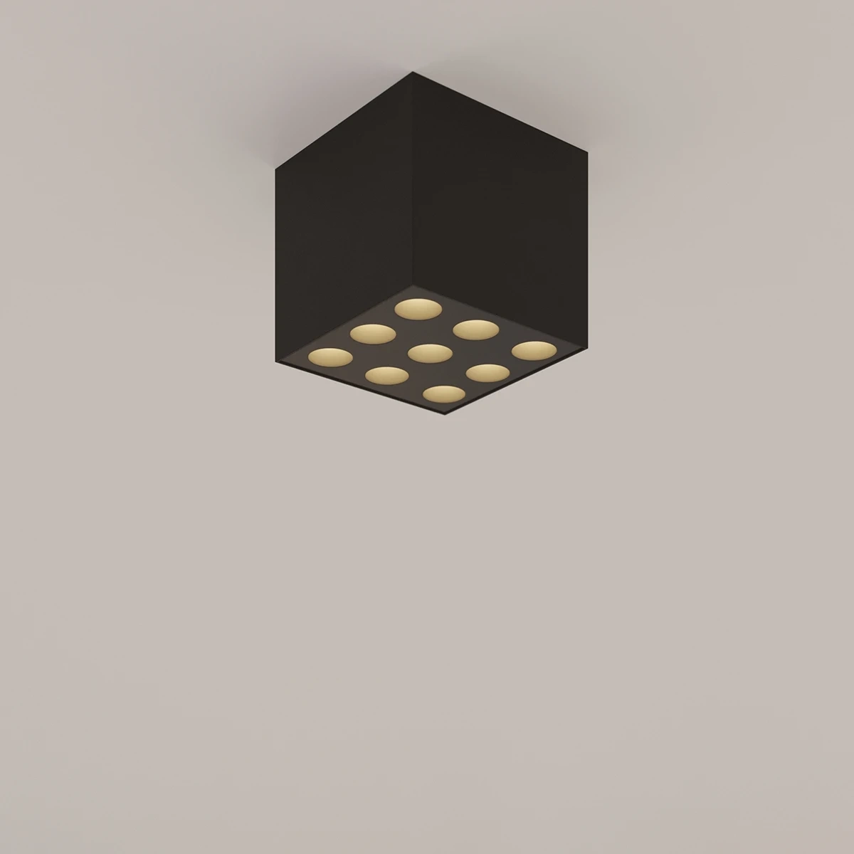 Lámpara de techo OZZY negro LED