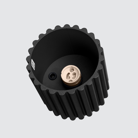 Lámpara de techo AURA 1 negra GU10