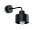 Aplique SAVAR 1 negro + 1x bombilla LED E27 3000K Warm 7.5W 620lm