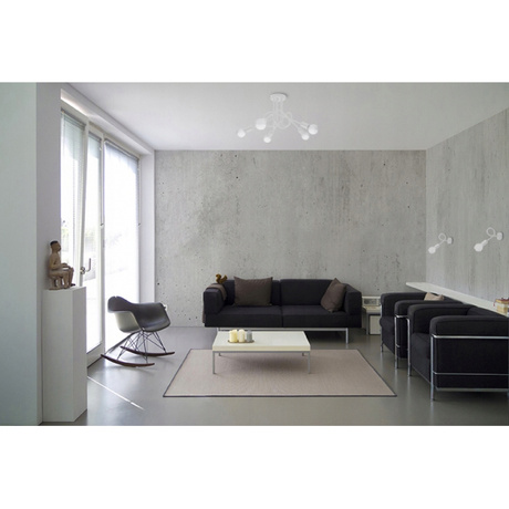 Lámpara de araña SUPEŁ 3 blanca + 3X bombilla LED E27 3000K 7W 760lm