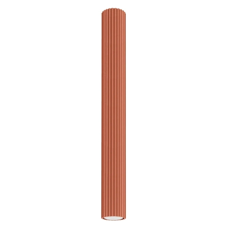 Lámpara de techo KARBON 60 rojo ocre