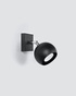 Aplique OCULARE 1 negro + 1x bombilla LED GU-10 3000K Cálido 7W 620lm