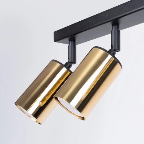 Lámpara de techo WINX 6L negro/oro